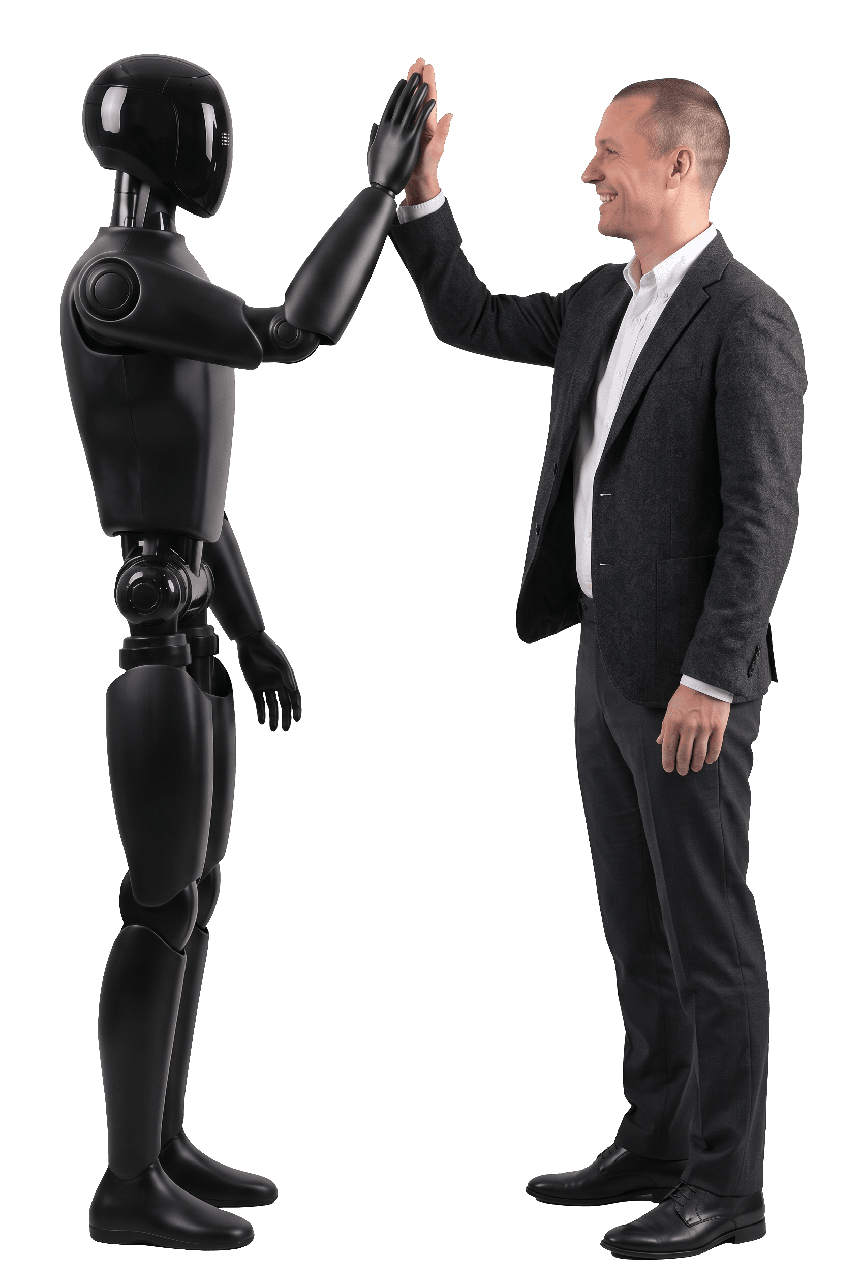Phirion high-fiving a trader