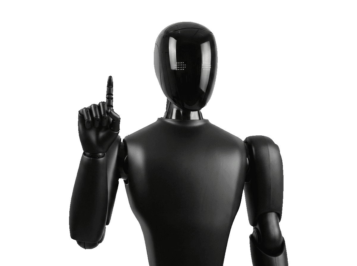 Phirion holding up one finger
